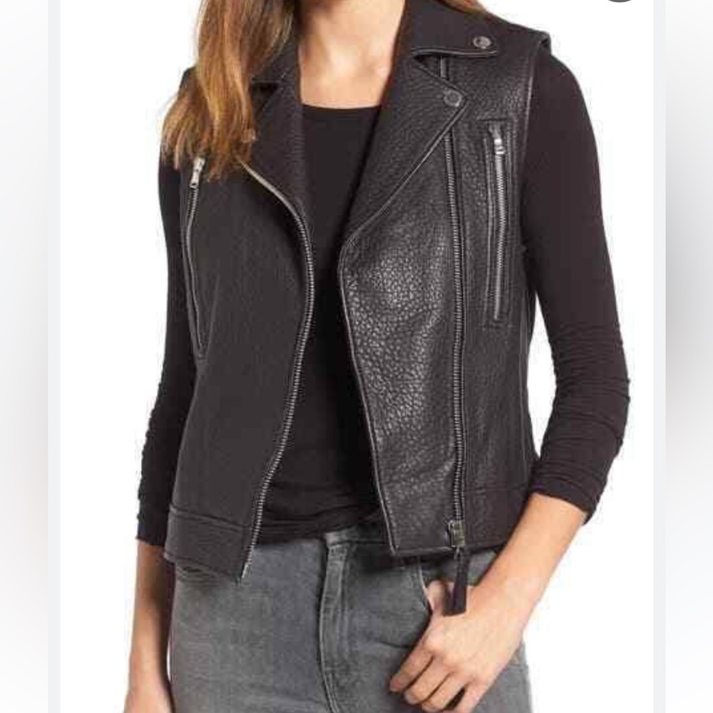 10 Crosby Derek Lam Leather Vest
